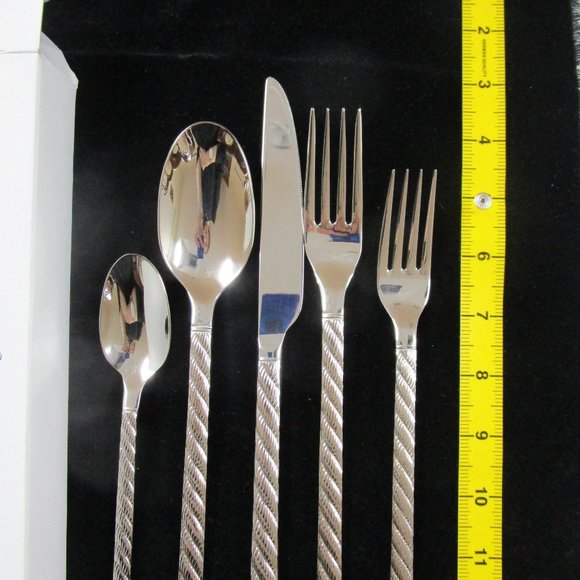 Villeroy & Boch 5 Pc Montauk Stainless Steel Flatware  New - 18 Avail. HOLIDAY! - Picture 9 of 11